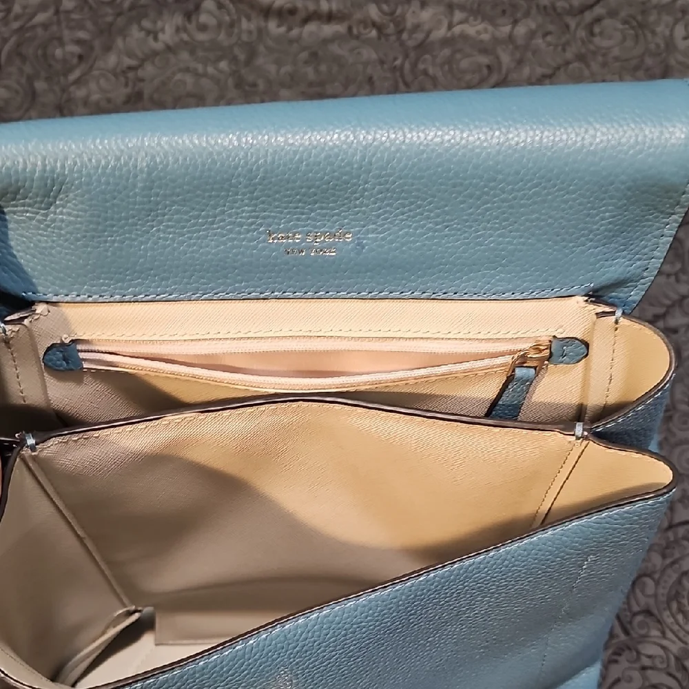 Kate Spade Teal Backpack with Peacock (Still Available 🙂) - Picture 4 of 8